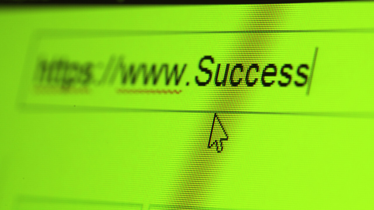 Пользовательский домен Success width